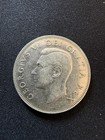 1950 Canadian Silver 50 Cents Half Dollar Coin