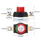 Side Post Battery Disconnect Switch 12v-48v Kill Cut Off Switch For Car Rv Boat