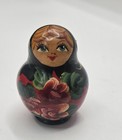 Vintage Hand Painted Russian Matryoshka 5 Piece Set Nesting Dolls Artist Signed