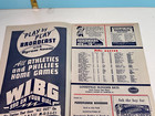 1945 Philadelphia Phillies Baseball Program V Cardinals Scored High Grade    foxx
