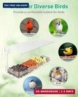Clear Window Bird Feeder Outdoors - Bird Feeder For Viewing With 5 Perching