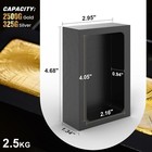 Mmasters 2 5kg Premium Graphite Ingot Mold For Metal Casting High-purity Materia