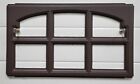 Clopay Charleston 508 Window Inserts  short Panel Garage Door Chocolate Set Of 4