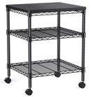 Huanuo Printer Stand  3 Tier Printer Cart For Storage  Printer Table -  Black