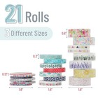 21 Rolls  Decorative Cute Floral Washi Tape For Bible