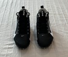 Nike Alpha Menace 4 Varsity Football Cleats Black White  fn0027-001  Men s Sz 12