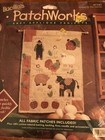 Bucilla   s Patchworks Applique Kit Country Farm Animals  41141 Hanging Quilt New