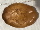 Vintage Wooden Carved Fruit Bowl 2 x8 x10 