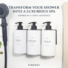 No Drill Wall Mount Shampoo And Conditioner Dispenser For Shower Gel Body Wash