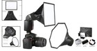Collapsible Flash Diffuser Softbox Kit - Perfect For Canon   Nikon Cameras