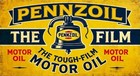 Great Pennzoil Banner  Reproduction 1930s Era For Gas Guys Decor Wall Hanging