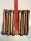 Wood Bobbins Spools Wooden Industrial Style Spindles 8 75  Wooden Quills Lot-10 