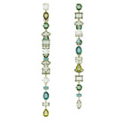 Swarovski Gema Drop Earrings Asymmetric Design