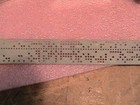 Antique Technology  Computer Paper Tape Programing Lot Of 12 Tapes And Cases