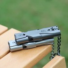 Aluminum Emergency Survival Whistle For Camping Hiking Outdoor Tool