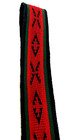 Native American Hopi Hand Woven Sash Red green black  90   By T   Banyacya Jr 