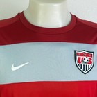 Nike Usa Usmnt Soccer Jersey Men s L Red Dri-fit 371851-611 National Team