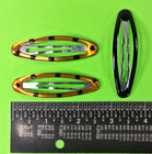 Vintage Hair Comb   Barrettes Set Of 10 Tortoise Shell Amber