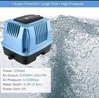 New Super Powerful Linear Air Pump Ap-40 Pond Aerator  Septic Air Pump  635 Gph