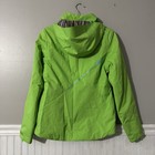 Spyder Womens Hooded Ski Snow Jacket Lime Green Size 4