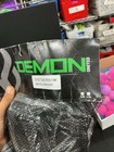 Demon Ds5802 Tactic Shorty Knee Adjustable Hardshell Knee shin Pads Black S m