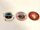 Lot Of 3 Foxwoods Casino Chips  1 -  2 50 -  5 Denominations - Please See Below