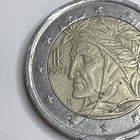 Euro Coin - 2 Euro Coin Italy 2002 - Dante Alighieri - Rare - Mint Mark R