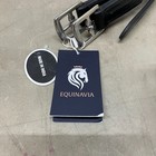 Equinavia Dressage Reins Unisex 54  Black Leather Non Stretch Riding