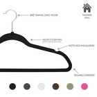 Slim Velvet Clothes Hangers   100 Pack   Non-slip   Shirts   Suit   Pants   D   