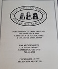 Pole Top Discoveries Catalogue Of Scarce  Rare    Colorful Insulators  1999