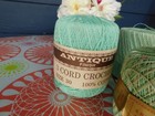 Vintage Lot New   Used Tatting Yarn Crochet Cotton Thread In Greens Cottagecore