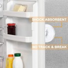 Door Stopper Wall Protector  Adhesive Bumper Reusable Clear-4 Pcs 