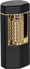 Xikar Meridian Triple Soft Flame Cigar Lighter Black And Gold