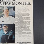 1974 Us Army Reserve Opportunities Vintage Print Ad Military Soldiers Veterans