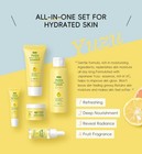 Grapefruit Skincare Set  5-in-1 Skincare Gift Set With Facial Cleanser  Face