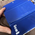 Bbc Official Doctor Who Wallet Tardis Tri-fold Blue Time Travel Excellent Cond
