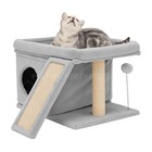 Cat Tree Tower For Large Cat  Cat Bed House With Mat  Scratching Post Cat Condo