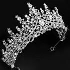 Silver Tiara And Crown For Women Crystal Queen Crowns Rhinestone Princess Tiaras