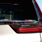 2x Glossy 6   Pair Italy Italian Flag Stripes Decal Stiker Italia B Car Vinyl   