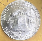 Gem 1961-d Franklin Half Dollar  Choice Bu  From Original Roll