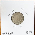 1865 United States Three Cent Nickel 3c