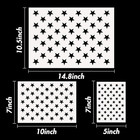 3 Sizes 50 Star Stencil  Reusable Star Stencils For Painting  American Flag Temp