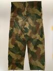 Vtg Old Belgian Brushstroke Trousers Parachutist Special Forces Belgium Army 50s