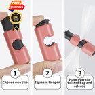 Squeeze And Lock Bread Bag Clips Chip  10pcs 2 36 Inches  10pcs Colored
