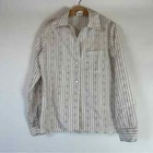 Vtg Girl Scouts Of America Brownies Button Down Collared Long Sleeve Shirt 10