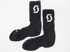 Scott Trail Crew Socks Black Cushioned Long Cycling Socks