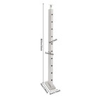 Slope Cable Railing Post Cable Railing Post For 25-40 Degrees 35x1x2 Inch