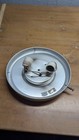 Mcm Round Milk Glass Ceiling Flush Mount Light Fixture Industrial Spring 12 x 6 