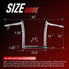 Prewired Meathook 14   Ape Hanger For Harley 2016-2023 Road Glide Special Fltru