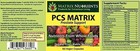 Pcs Matrix     Prostate Health